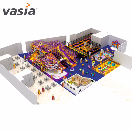 Customized Most Popular Soft Ocean Ball Pool Indoor Playground Trampoline
