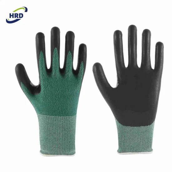 Guantes de trabajo de seguridad Maxiflex resistentes a cortes En 388 4342 recubiertos de nitrilo con espuma informada de prueba